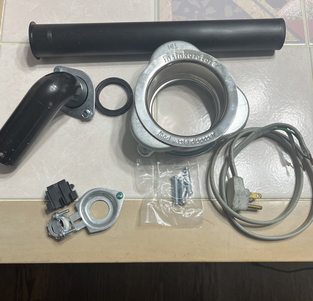 INSINKERATOR DISPOSAL BADGER Sink Flange/Power Cord/Pipes/EZConnector