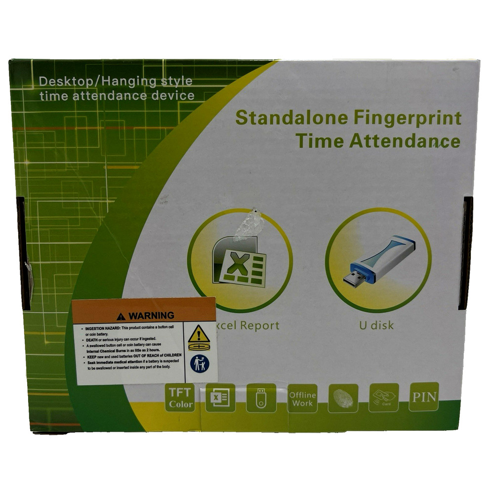Acroprint BioTouch Biometric Fingerprint Time Clock Employee System
