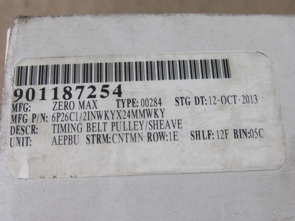 ZeroMax 6-26 6P26 coupler coupling 1/2" 24mm