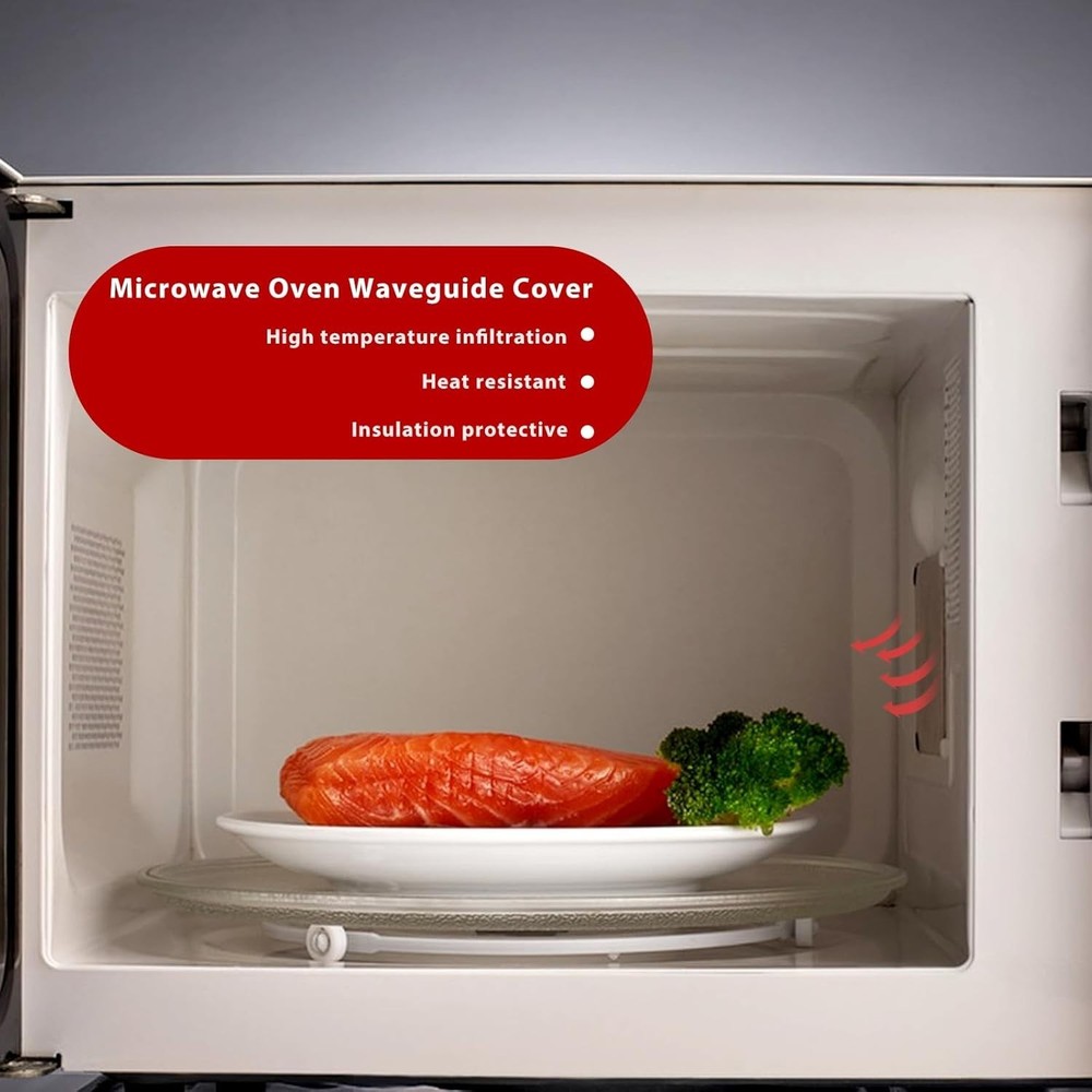 Universal Microwave Waveguide Covers - 6 Mica Sheets for Better Efficiency