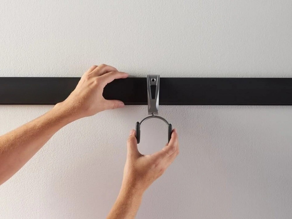 Garage FastTrack Rail Compact Hook Bundle, 3-Pack, Satin Nickel