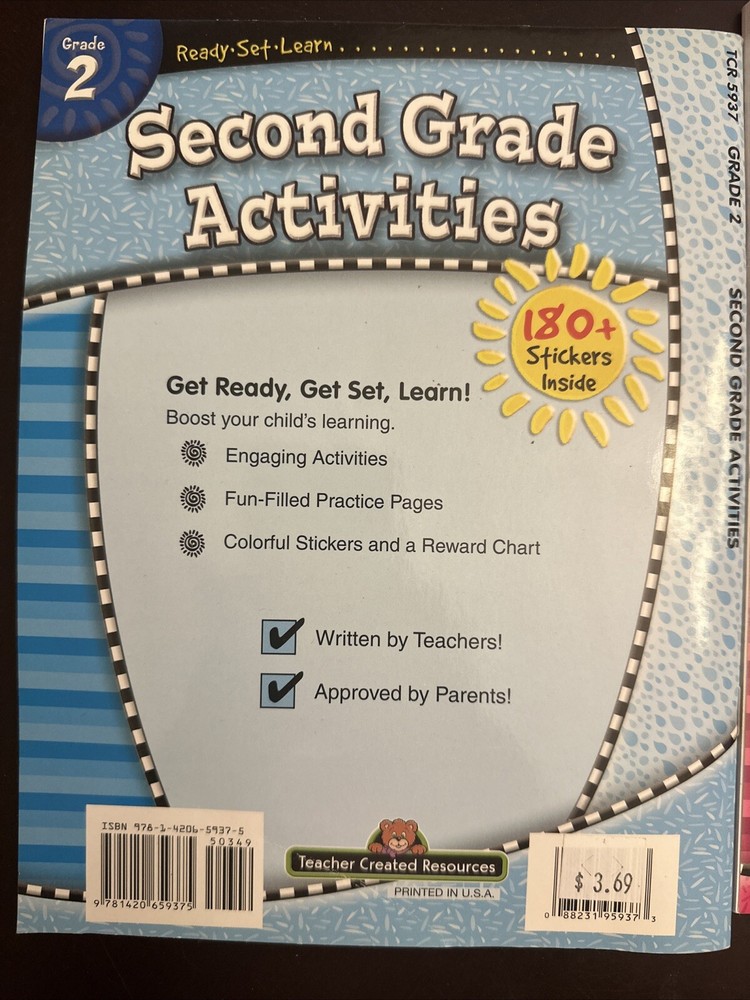 2nd Grade Ready Set Learn Workbooks
