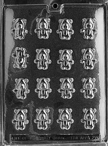 TEDDY BEARS Bite Size Chocolate Candy Mold ~ BUY 2 GET 1 FREE!