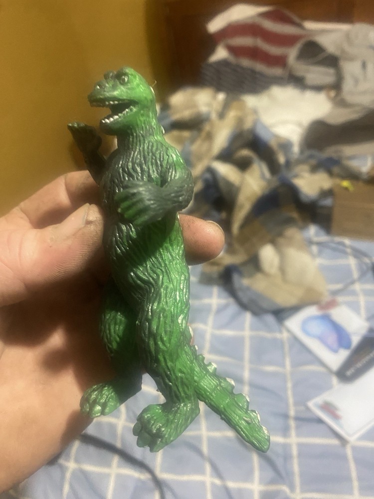 Vintage 1978 TOHO Co. GODZILLA Figure Bendable Bendy Rubber 5”