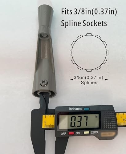 2-Pack Window Crank Handle Replacement - Smooth 360° Operation, Fits 3/8" Spindl