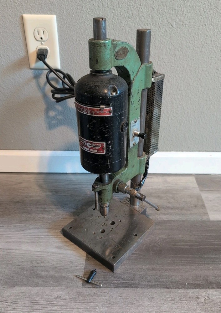 ELECTRO MECHANO 106N Precision HIGH SPEED DRILL PRESS Variable Speed *READ*