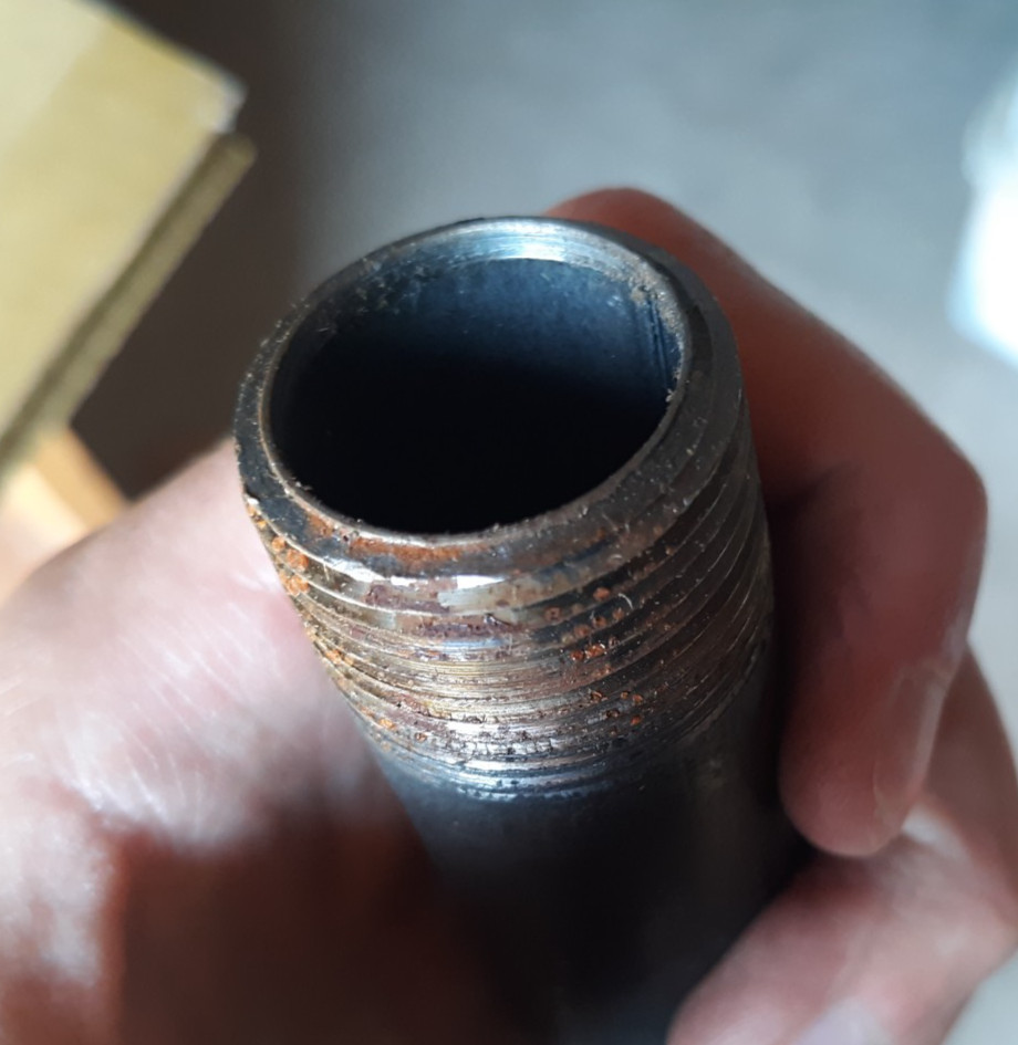 3/4" x 5 1/2" Threaded Black Pipe Nipple 1 PACK