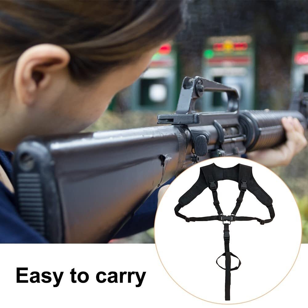 Harness Suspenders Adjustable Tactical Shoulder Strap Sling Quick Release Buckle