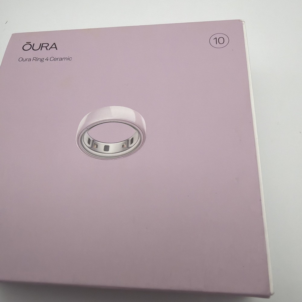BOX ONLY!! Oura Ring 4 - Ceramic Size 10 Petal