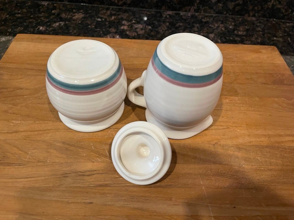 Pfaltzgraff juniper cream and sugar
