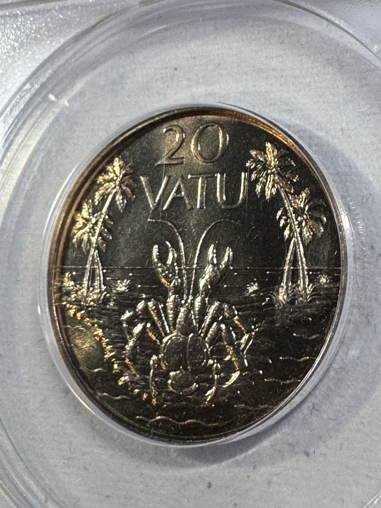 1983 Vanuatu 20 Vatu Graded MS 66 by ANACS