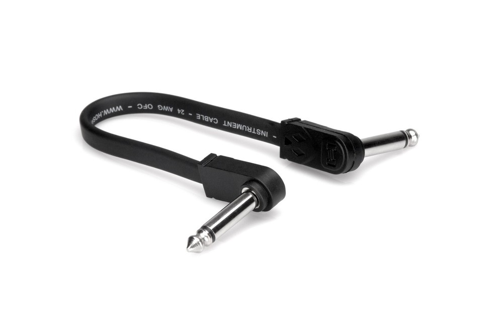 New Hosa CFP-106 Low Profile Flat  6" Patch Cable (New IRG1005)