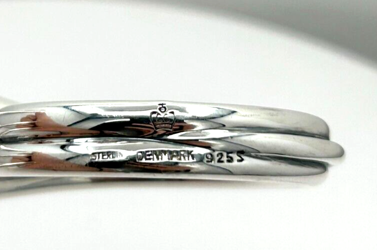 Three 925 Sterling Silver Carl Christiansen Candle Holders