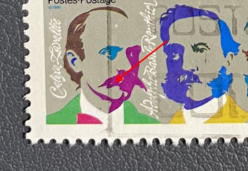 CANADA #858i - Dot on moustache Variety - Used - REF349