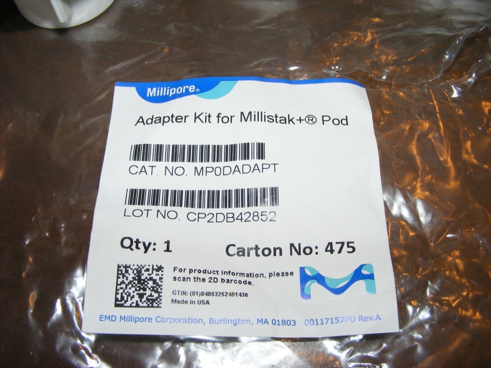 Millipore MP0DADAPT Adapter Kit for Millistak+ Pod ( 3 ) (Mill)