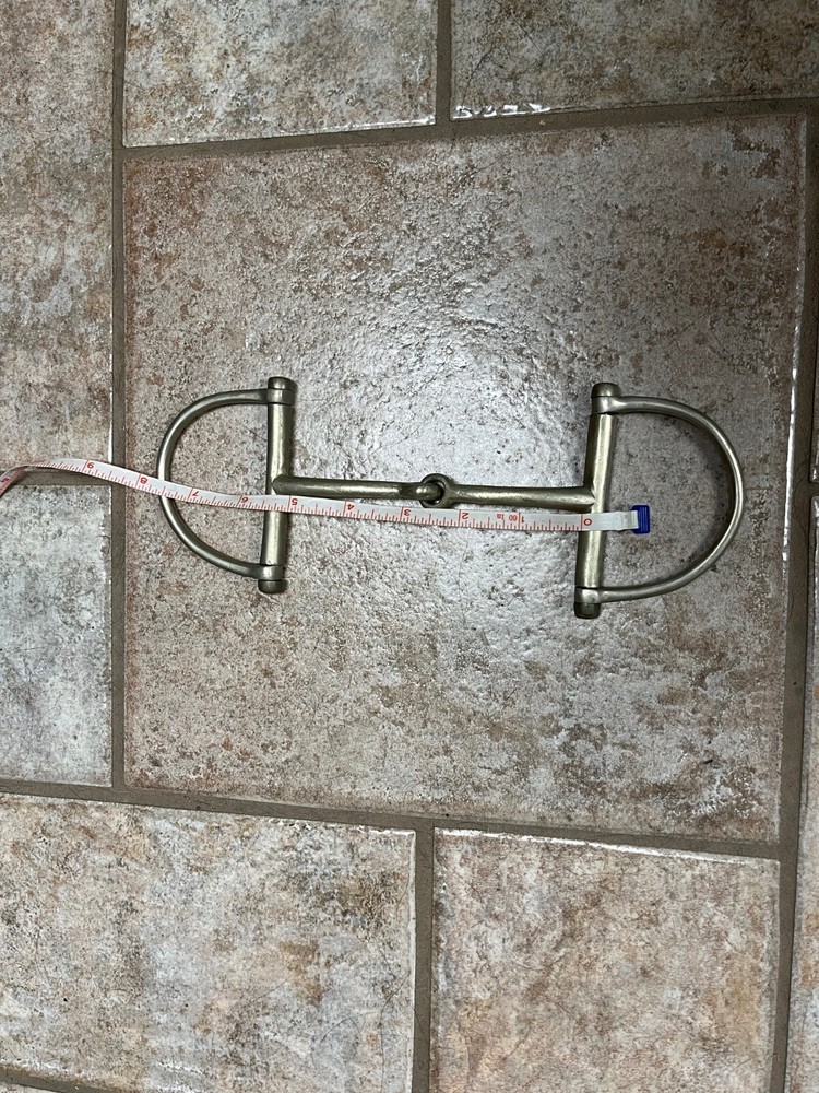 Racing D ring snaffle, sz 5”