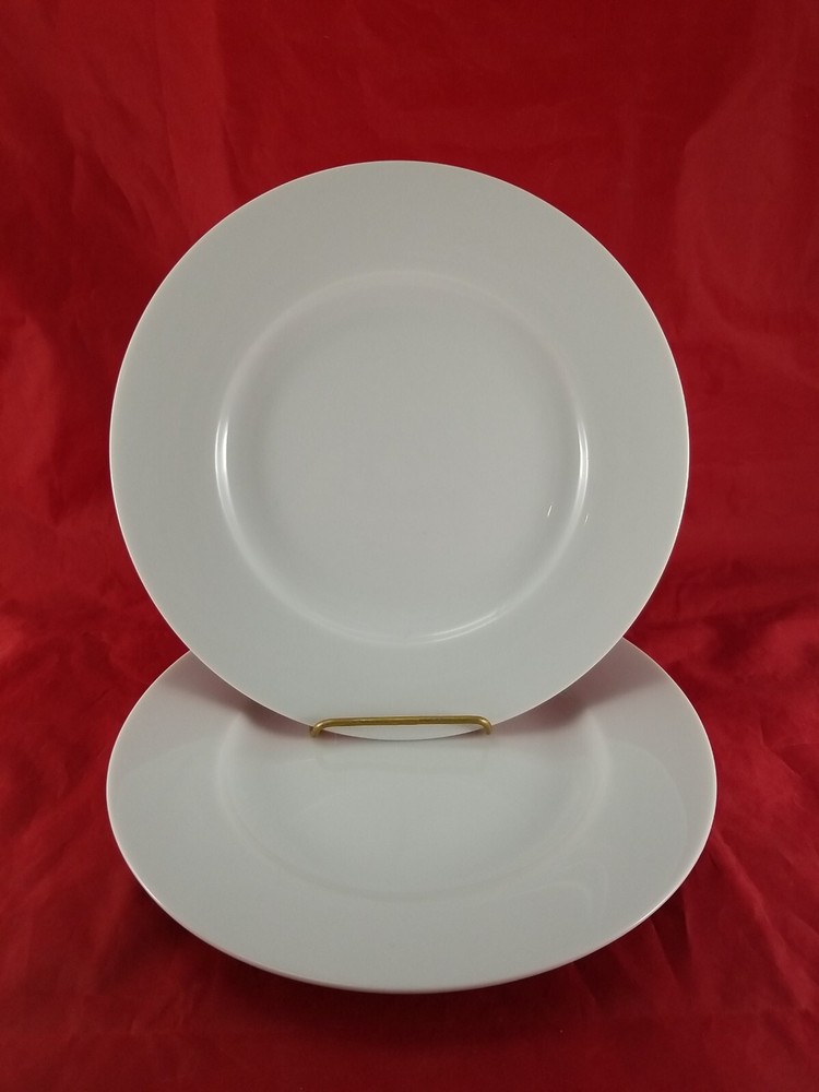 Amazon Basics Dessert Plate 7 5/8" Dia. White Set of 2