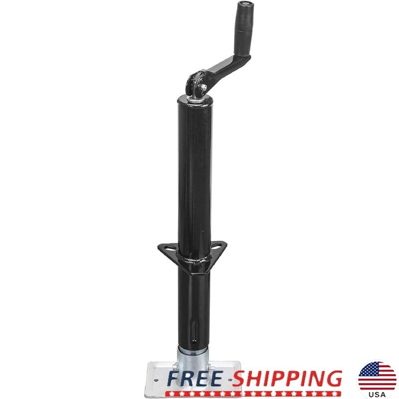A-Frame Trailer Jack 2000 lb Lift Capacity Adjustable Height Top Wind Handle New
