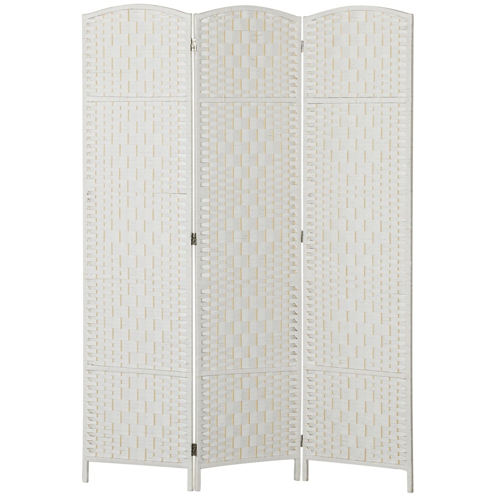 6FT Room Divider 3 Panel Folding Privacy Screen Portable Partition for Bedroom