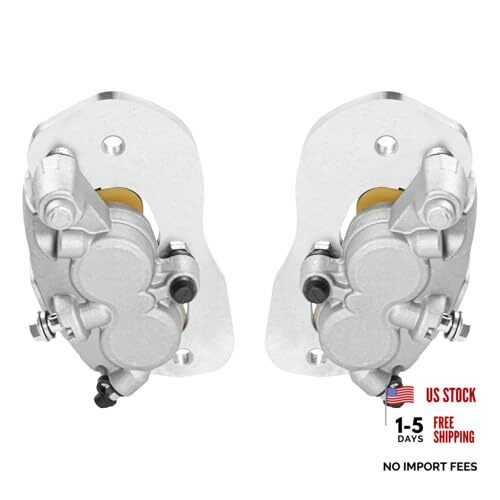 Front Left & Right Brake Calipers with Sintered Pads, Compatible with Can-Am
