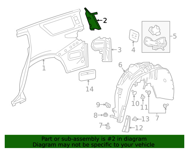Genuine GM Upper Panel 84513117