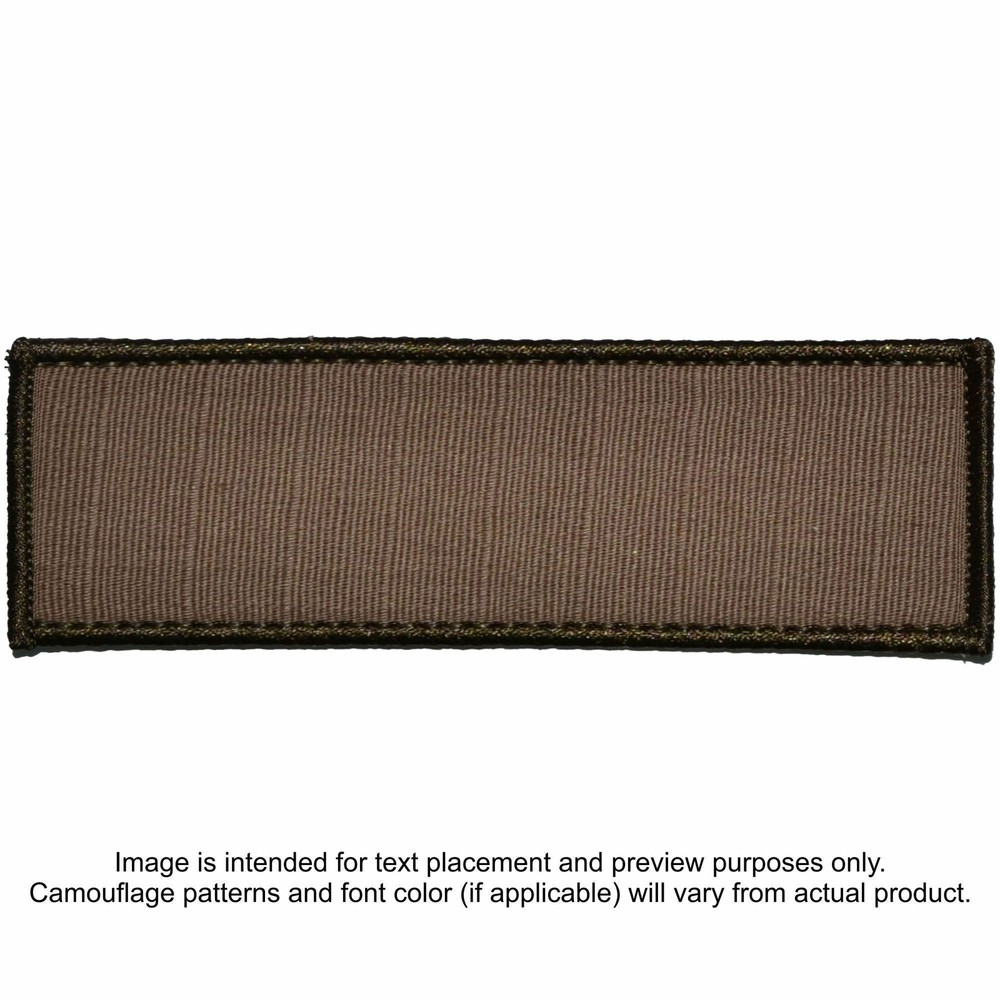 Custom Plate Carrier Text Patch - 2x6