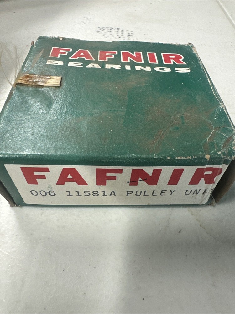 FAFNIR 006-11581A Flat Face Idler Pulley