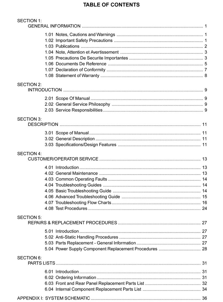 Thermal Dynamics EconoPak 50 Plasma Cutter Service Manual *961