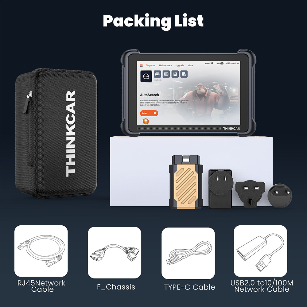 ThinkScan 689BT+Thinkcar TKEY101 Automative OBD2 Scanner Diagnostic Tool Set