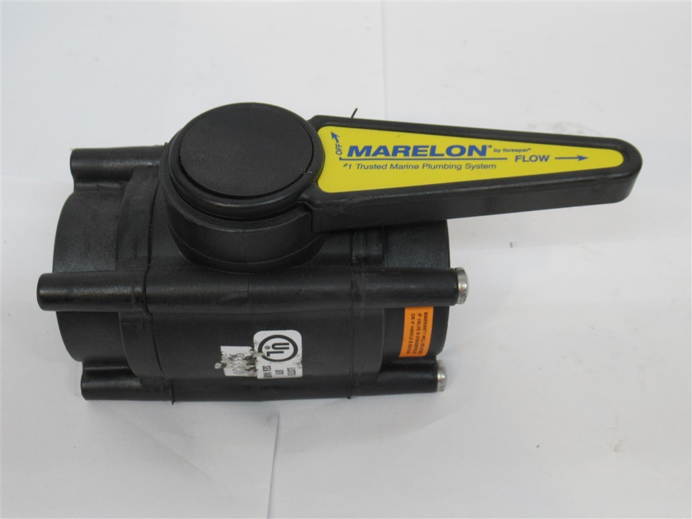 Marelon by Forespar 933336, 1-1/2", 87F1, Marelon Sea Valve - Thread Both Ends