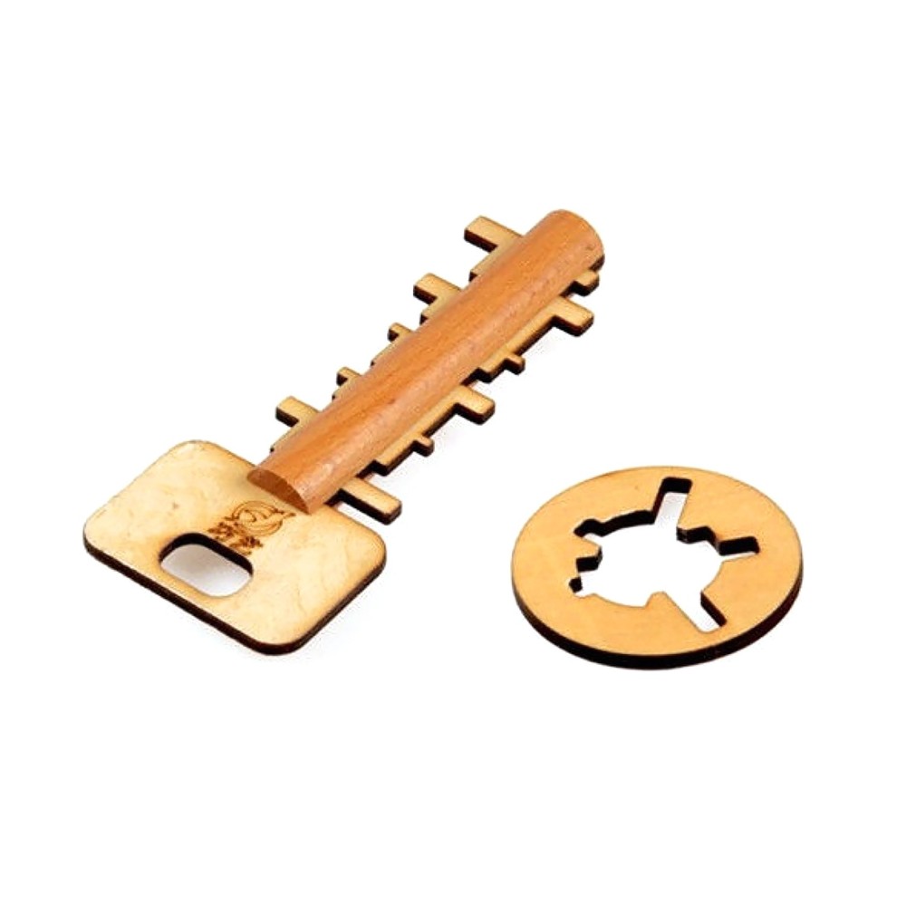 Educational Creative Kids Toy Intelligence Development Games Puzzle Unlock Key A