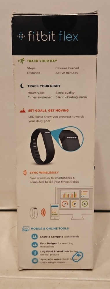Fitbit Flex Wireless Wristband FB401BK - New Y