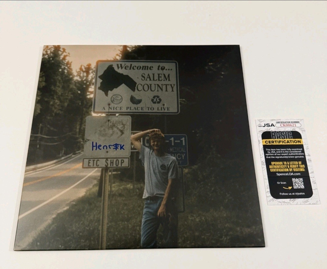 HENRIK SIGNED NORTH MAIN STREET VINYL RECORD WITH JSA COA