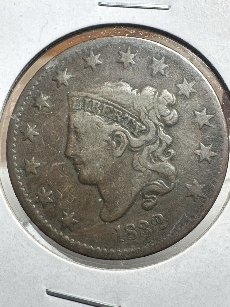 1832 coronet head large cent- VF/ Very Fine- Quality Coin