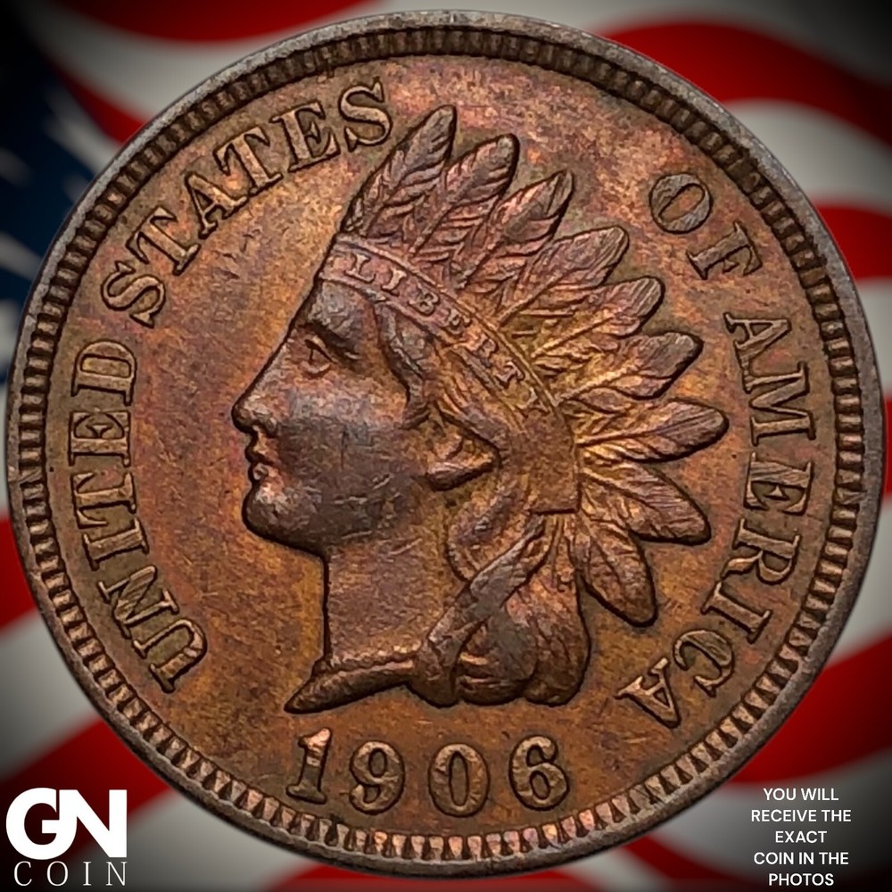1906 Indian Head Cent Penny Y8551