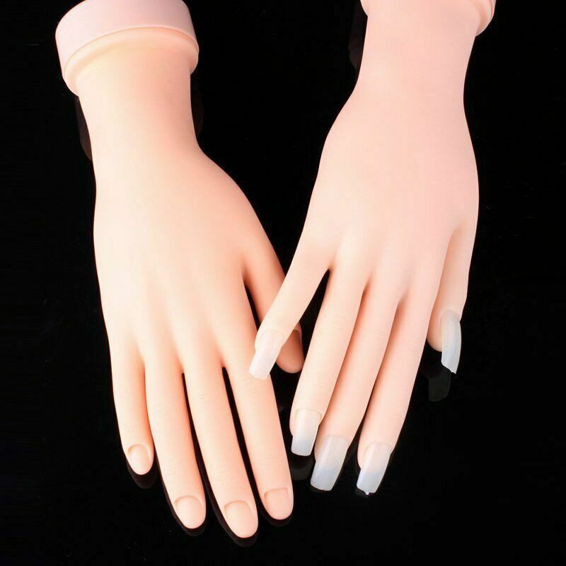 Manicure practice plastic hand model