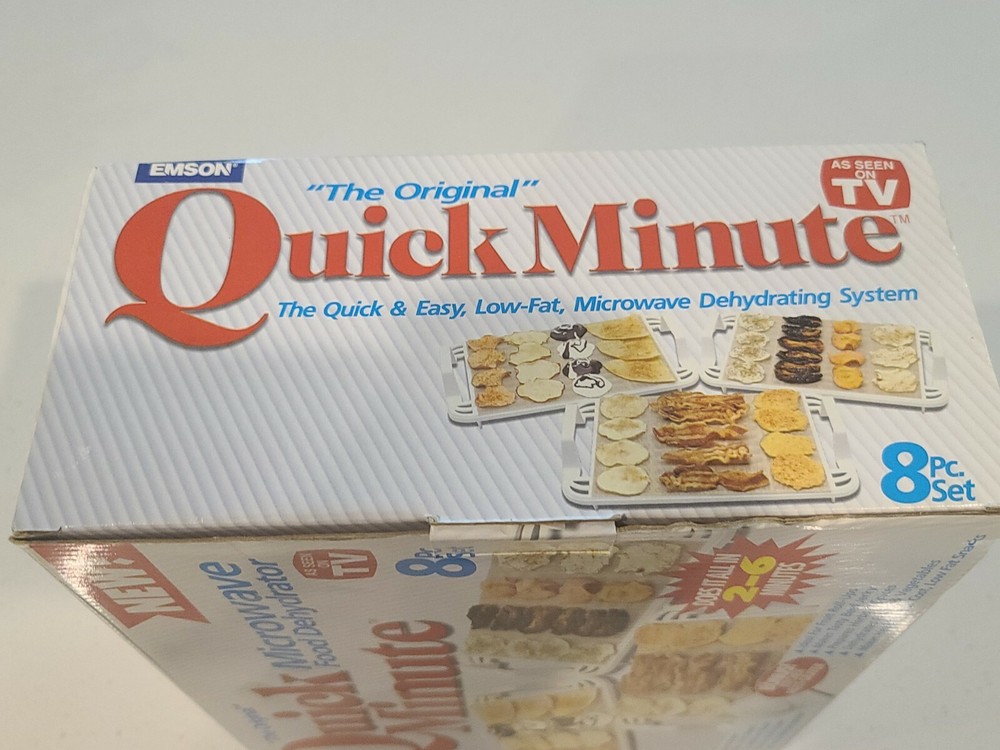 Introducing the Quick Minute Microwave Food Dehydrator 8 Pc.Set
