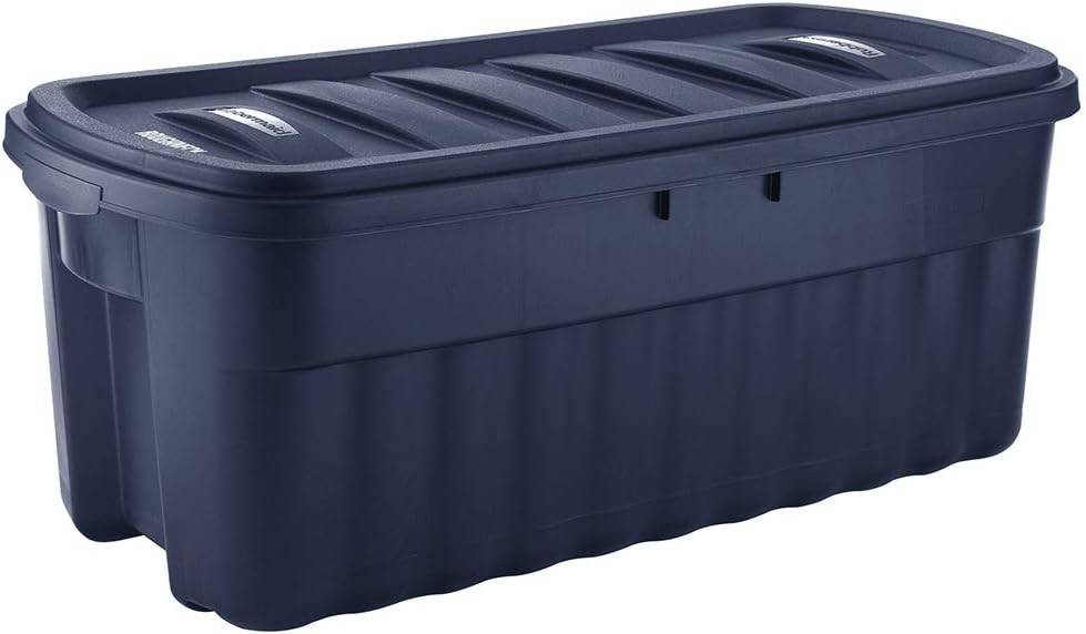 50 Gallon Roughneck️ Storage Tote Durable Reusable Plastic Storage Bin