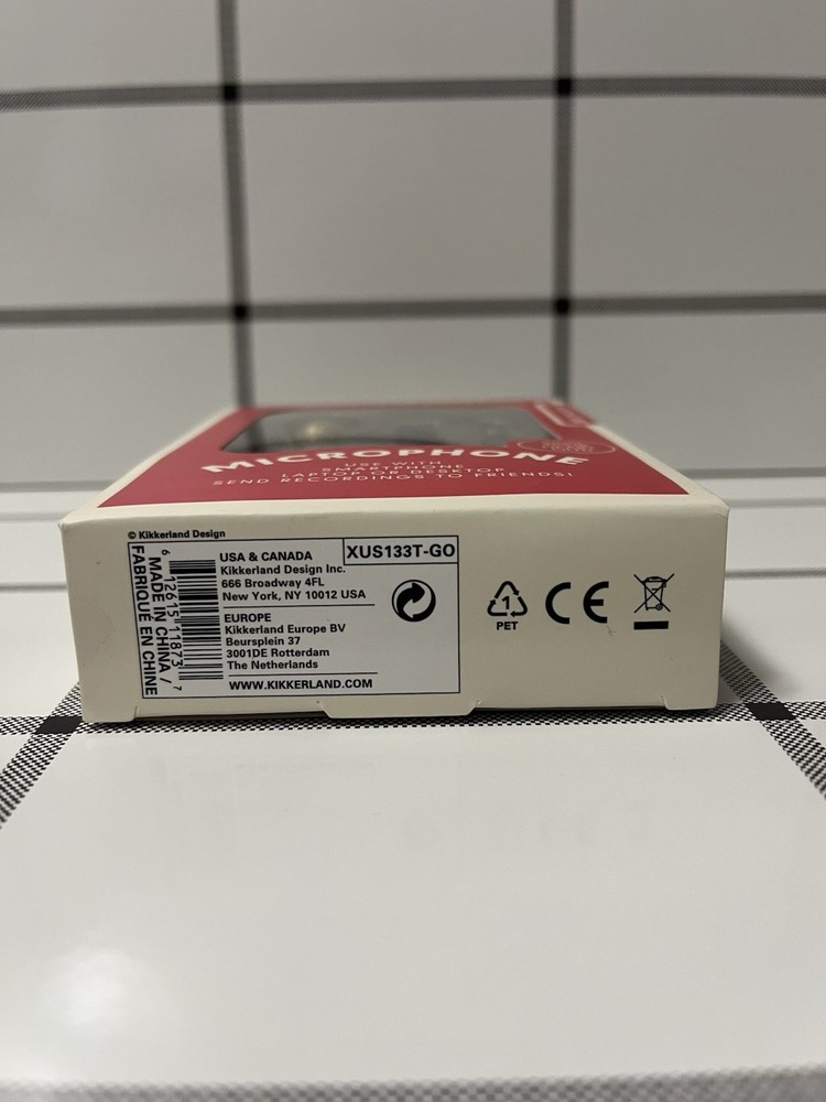 Kirkland Mini Karaoke Microphone- Gold