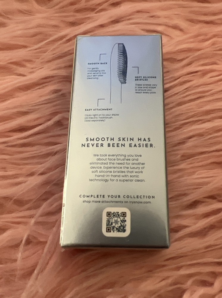 Snow The Electric Face Brush Attachment, Navy Blue