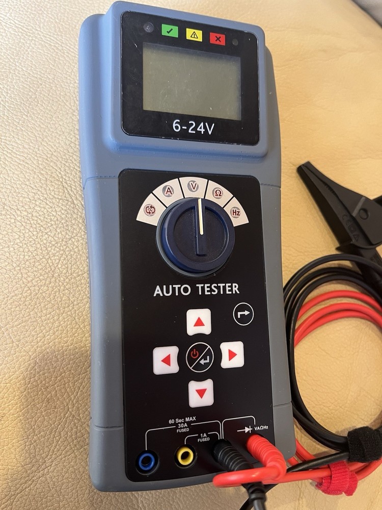 6-24 Volt Auto Battery Tester