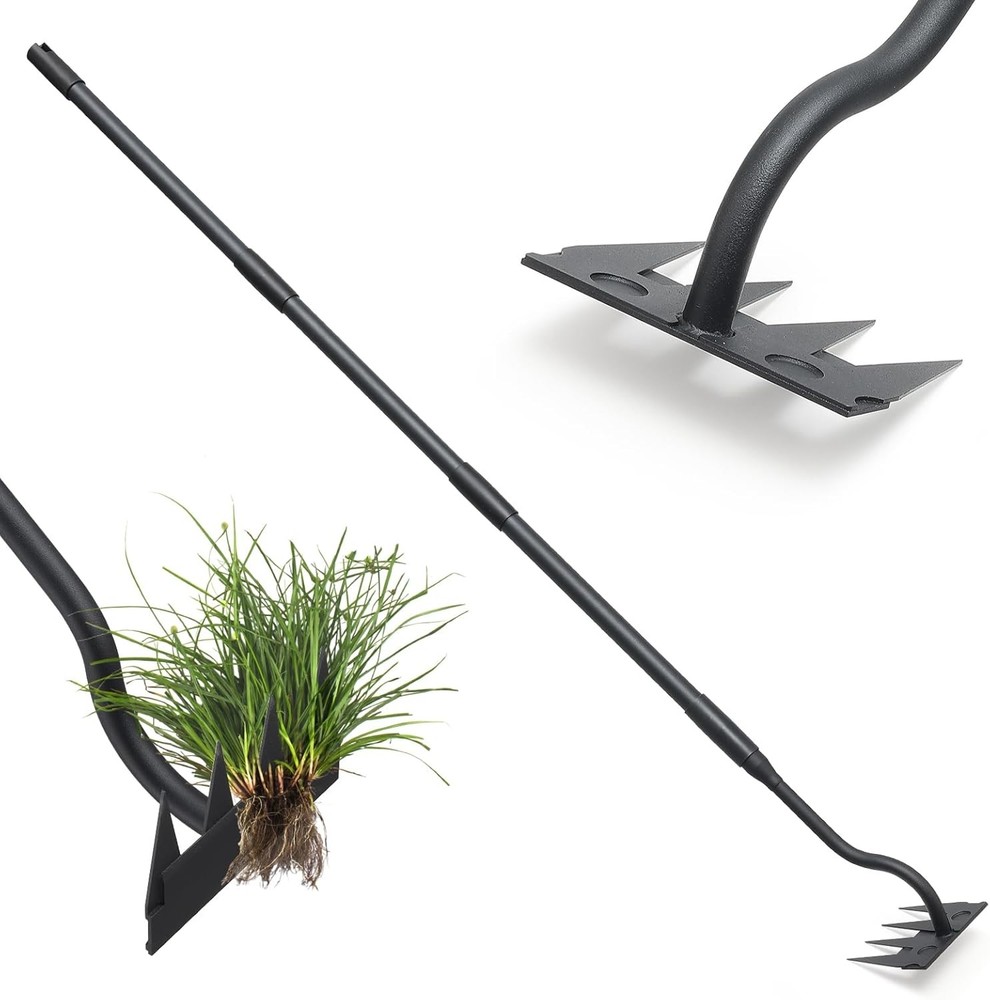 Long Handle Garden Weeder Tool with Sharp Blade