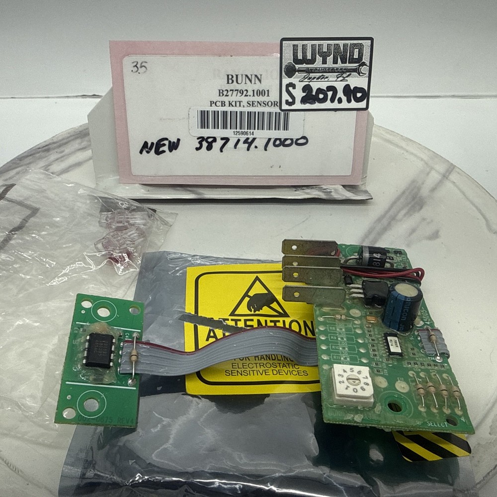 (NEW) Bunn PCB Sensor Kit Part# 38714.1000