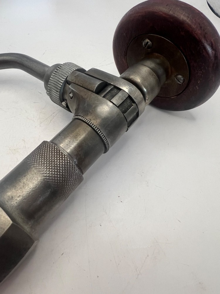 Vintage Skinner Hand Crank Brace Corner Drill