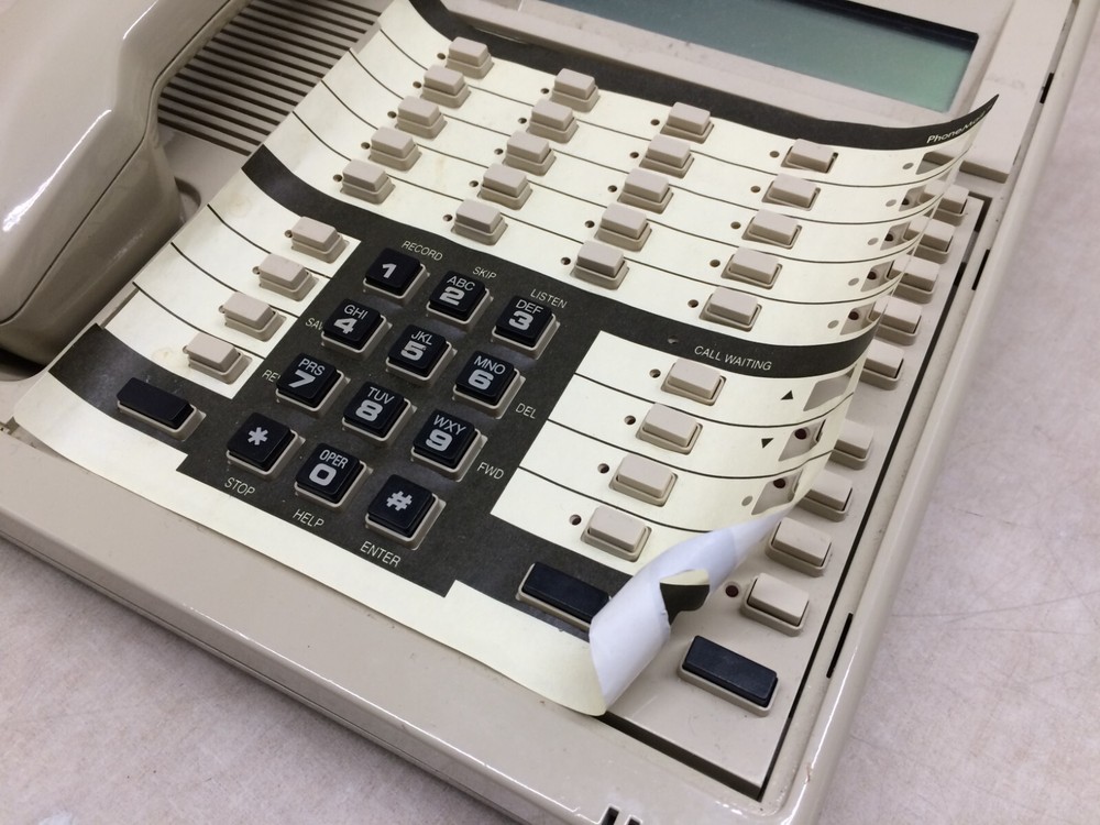 ROLM PhoneMail 64000 RP400 40 Button Programmable Phone Beige Mail