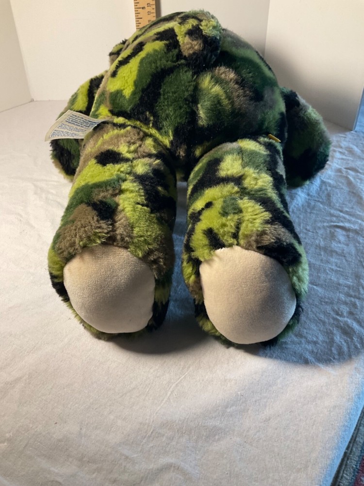 Build a bear camouflage bear plush 15”