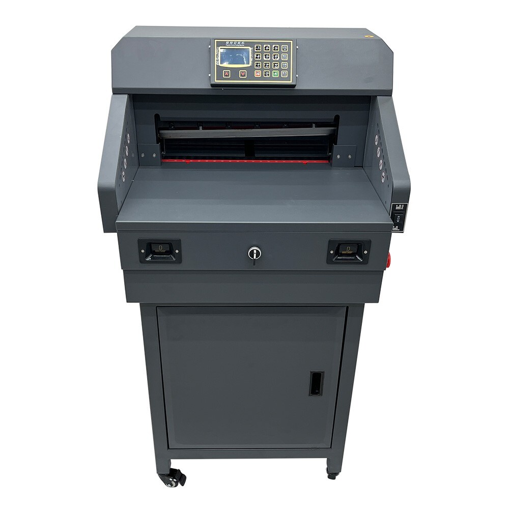 18IN Program Control Electric Paper Cutter Machine 110V Book Paper Punch Cutter