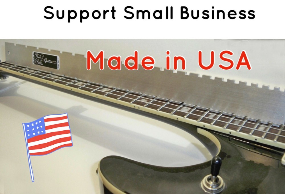 BASS NECK STRAIGHT EDGE (Notched) LUTHIERS TOOL