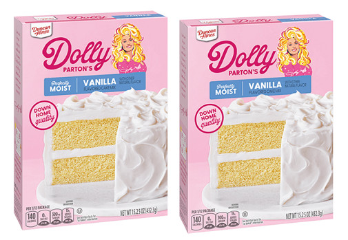 Duncan Hines Dolly Parton's Vanilla Cake Mix 2 Pack