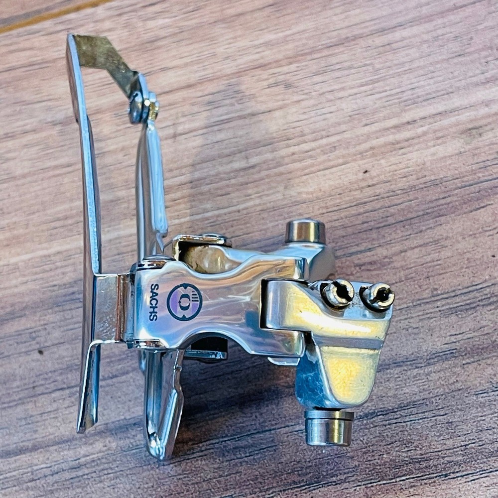 Sachs Quarz Top RARE REVERSE PULL Front Derailleur Braze On 